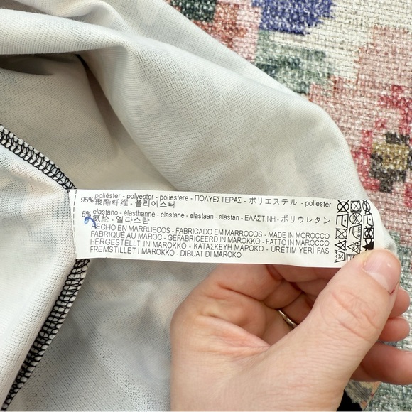 Zara Oriental Dress Mock Neck Asian Print - Picture 9 of 9